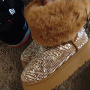 Bedazzled Ankle Boots